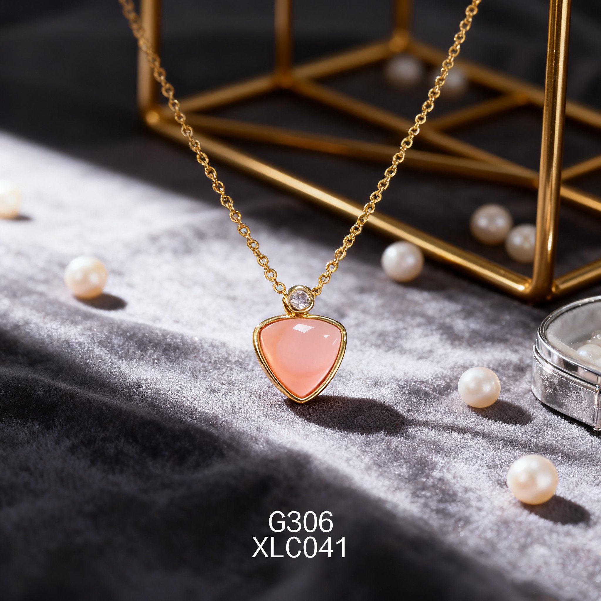 Gold-plated Abalone Necklace