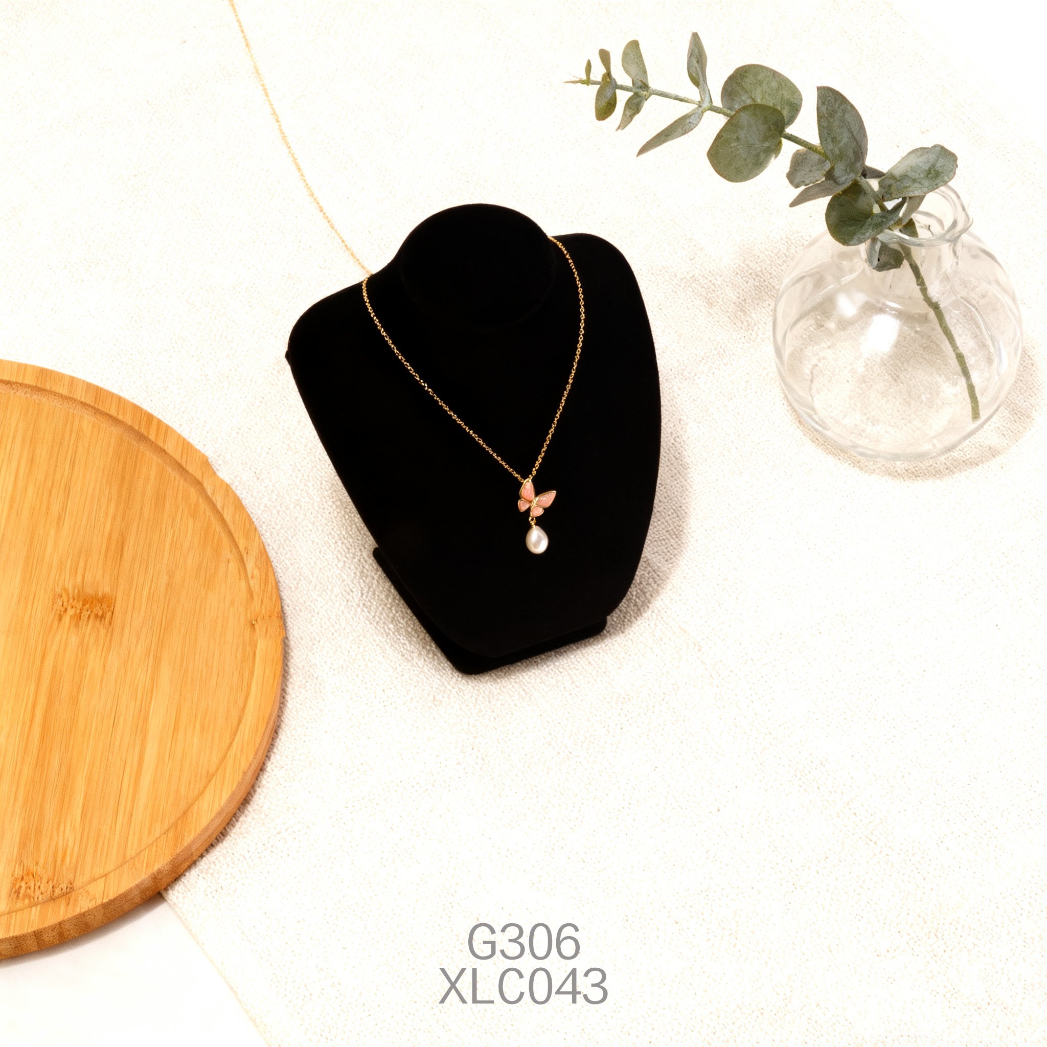 Collana placcata oro con Perla e Abalone