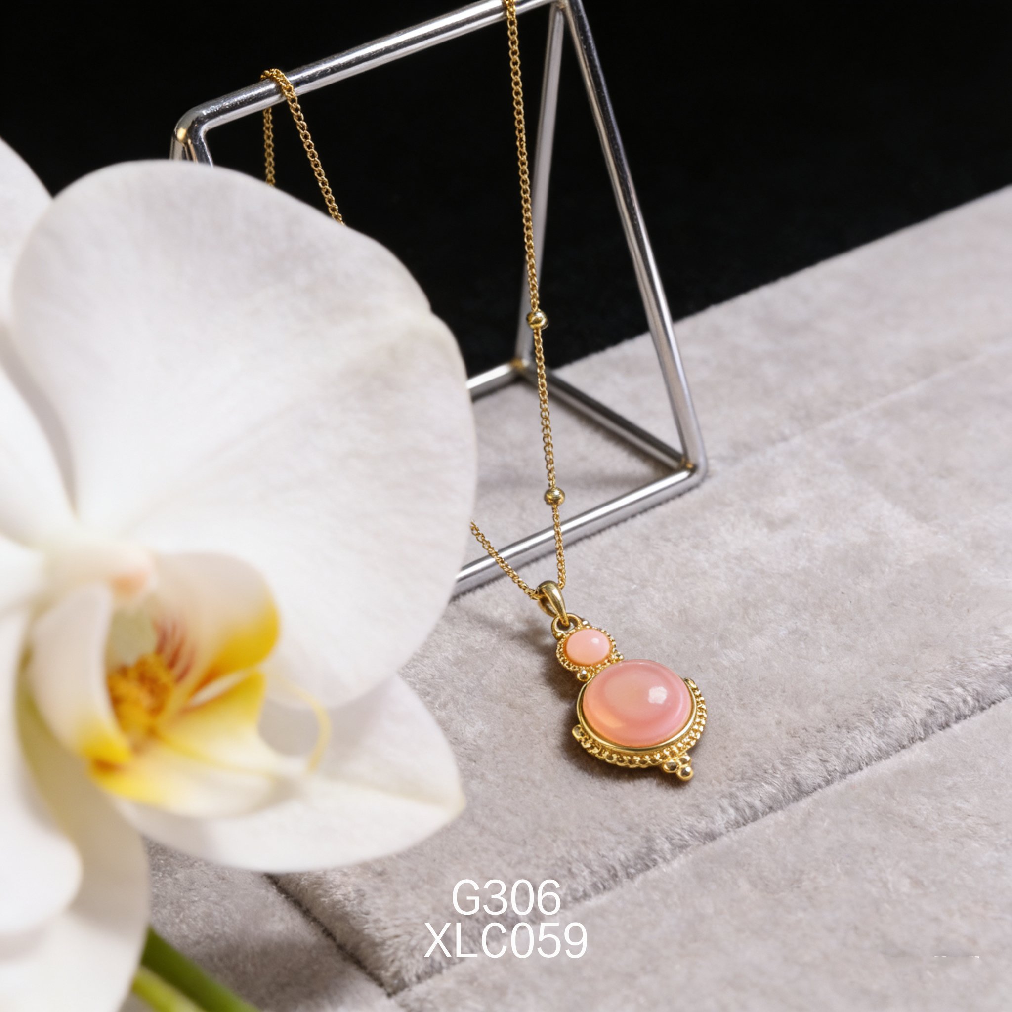 Collana placcata oro con Abalone